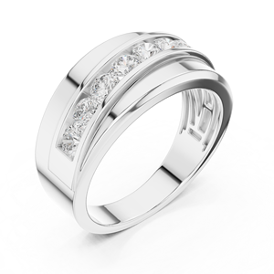 Modern <b>Solitaire</b> Jewelry Best Price Customizable Unisex 925 Sterling <b>Silver</b> Gold Plated Hip Hop <b>Ring</b> Moissanite Bezel Prong - Product Image 4