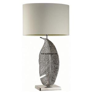 Home Decor Style Customized Size Logo for New Year Celebration Modern Luxury Silver Metal Marble Table Lamps - Product Image 1