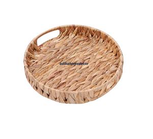Bandeja de Mimbre de Ratán, Bandeja de Servir de Bambú, Tejida a Mano, Decorativa, para Desayuno, Té, Café, Otomana, Cocina, Decoración del Hogar - Product Image 3