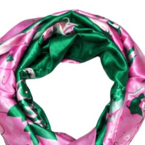Pink Green Large <b>Scarf</b> Women Fashion Printed Design Soft Wrap Shawl Casual Winter Accessory Elegant Neckwear Stylish Apparel - Product Image 6
