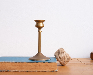 Vintage <b>Brass</b> 7/8" Inch Taper Candle Holder Table Centerpiece Decorative <b>Brass</b> <b>Candlestick</b> Stand Classic Vintage Candle Holder - Product Image 1