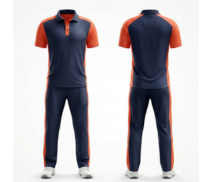 Custom <b>Cricket</b> Match Uniform Supplier Full Sublimation Printing | Men Women Youth <b>Cricket</b> Wears Polo Shirt and Trouser Full Team - Product Image 1