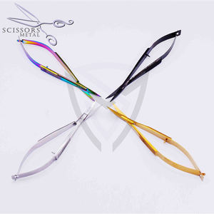 Nouvel Arrivage Ciseaux à Sourcils Courbés pour Micro-Cils en Acier Inoxydable de Qualité Chirurgicale, Ciseaux à Ongles Tranchants, Marque Privée Beauté - Product Image 6