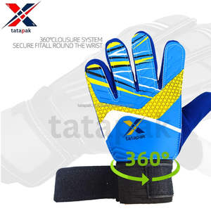 Vente en gros de gants de gardien de but professionnels en cuir pour adultes gants de football OEM/ODM hautement personnalisés pour les sports d'extérieur - Product Image 3