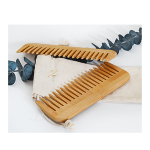 Peine de Bambú 100% Ecológico, Hecho en Vietnam por VietChoice, con Mango Natural, Portátil, Elegante, para Uso en Hoteles, Super Oferta - Product Image 5