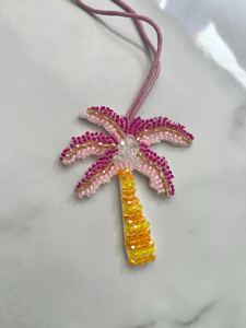 SHANNON'S JEWELRY BAR Hand Embroidered Woven Felt Fruit Pattern Customized Shape Eco Friendly Carabiner Keychain <b>Bag</b> <b>Charm</b> - Product Image 1