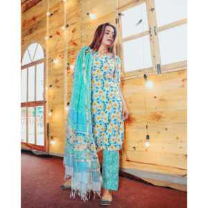 Conjunto de Traje Floral Saffiano XS con Kota Doriya - Product Image 4