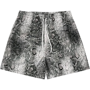 Shorts de sport pour homme à imprimé serpent sublimé, en mesh respirant, séchage rapide, pour le basketball, la gym, les loisirs et la performance athlétique - Product Image 1