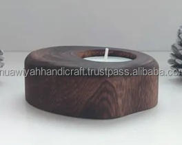 Bougeoir en bois de qualité supérieure Décoration intérieure durable et moderne à bas prix Agate par Muawiyah Handicraft - Product Image 4