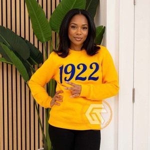 GREEK TREASURES Sudadera de Alta Calidad Personalizada para Mujer, Sigma Gamma Rho, Otoño/Invierno, Frontal Sólido, Felpa de Algodón, Bordado - Product Image 2