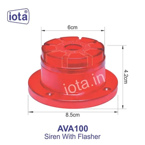 ไซเรน AVA100 พร้อมไฟกระพริบ 24V เซ็นเซอร์ตรวจจับความเคลื่อนไหว  ไซเรนเสียงเห่า 100 เดซิเบล ระยะตรวจจับ 100 ดิบี - Product Image 2
