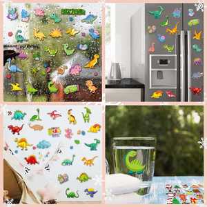 Boys Girls Reward Children Laptop Cups Window Phone Diy Cute Animal Unicorn Dinosaur Jelly Stickers Waterproof - Product Image 2