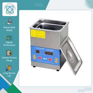 Nettoyeur à ultrasons de qualité supérieure avec technologie de base MOSFET et minuterie numérique intégrée, fourni directement par l'usine, origine Inde. - Product Image 2