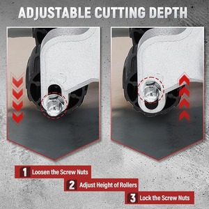 Rainureuse murale électrique 25mm+35mm, machine à rainurer les murs, profondeur de coupe réglable, sans poussière - Product Image 4