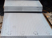 Placa de Acero al Carbono Cuadriculada A36 Q235B Antideslizante de Alta Calidad, Lámina Repujada para Material de Construcción