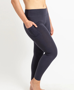 High Waist Solid Color Yoga <b>Leggings</b> <b>With</b> <b>Pockets</b> Four-Way Stretch Seamless Full Length Pants Women's Activewear 2026 Sale - Product Image 2