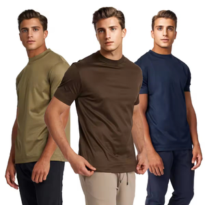 Camiseta para Hombre 100% Algodón Felpa Estampada Antiarrugas de Secado Rápido Ecológica Personalizada OEM/ODM Venta al por Mayor Pakistán - Product Image 1