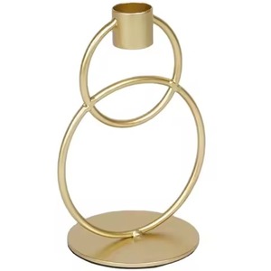 Stylish <b>Table</b> Accent Metal Candle Stand <b>Decorative</b> Candle Holder Modern Home Interior Wedding Centerpiece <b>Decor</b> - Product Image 6