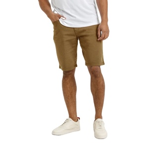 Shorts Chino Décontractés d'Été en Toile Respirante Tissée avec Spandex et Polyester, Coupe Slim, Taille Haute, Braguette Zippée pour Homme, Idéal pour l'Extérieur - Product Image 3