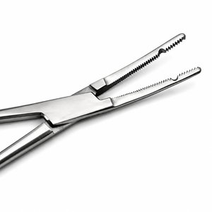 คีมหนีบหลอดเลือดแบบโค้ง Halsted Mosquito Forceps ทำจากเหล็กกล้าไร้สนิม คีมหนีบหลอดเลือดสำหรับผ่าตัด อุปกรณ์การแพทย์ ผู้จัดจำหน่าย OEM - Product Image 3