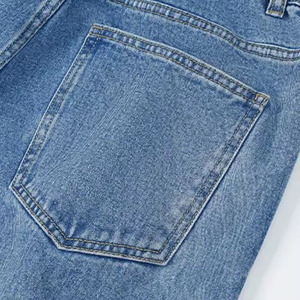Custom embroidery logo jeans manufacturer <b>men</b> denim pants supplier high quality <b>stretch</b> jeans OEM factory bulk production - Product Image 6