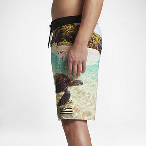 Shorts de Baño para Hombre, 100% Algodón, con Logotipo Frontal, Secado Rápido, Cintura con Cordón Ajustable, Corte Medio - Product Image 4