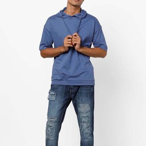 Sudadera Deportiva de Manga Corta para Hombre, Poliéster/Algodón, Otoño, Personalizable, Bordada, de Secado Rápido, Moderna, para Entrenamientos y Running - Product Image 3