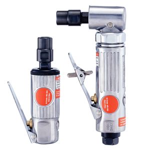 Smerigliatrice Pneumatica ad Angolo Retto con Kit da 10 Frese in Carburo a Taglio Singolo e Cuscinetto a Sfera Leggero - Product Image 3