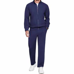Conjunto Deportivo de Dos Piezas para Hombre, Personalizado, de Felpa de Algodón Premium, Transpirable, con Cierre de Cremallera, Marca Dress Sports - Product Image 1