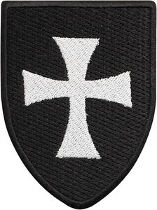 Insignia Bordada a Máquina de Masón, Emblema de Maestro Masón para Coser/Pegar en Chaquetas, Bolsos y Regalía (Negro) - Product Image 4