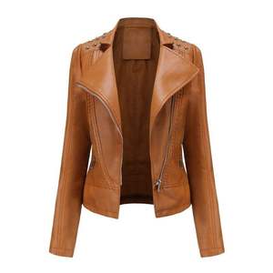 Wholesale Custom Logo Leather Jacket Biker Jacket Black Leather Jacket Premium Quality Low MOQ Factory - Product Image 4