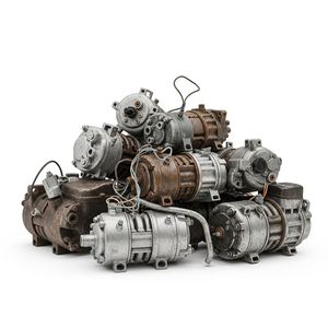 Chatarra de compresores de aire acondicionado industriales premium, lista para plantas de reciclaje y procesamiento de metales - Product Image 4