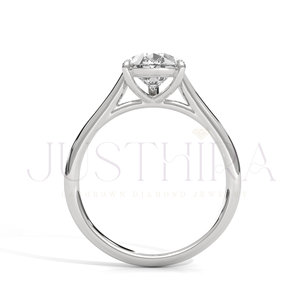 Premium VVS Pear Cut Moissanite Diamond Prong Solitaire <b>Ring</b> for Women Silver Gold Rose Gold Plating Options Free Shipping - Product Image 5