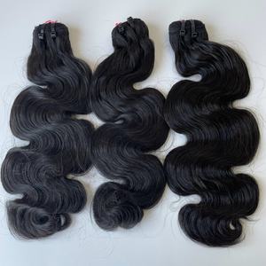 Haute qualité 100% brut vierge cambodgien Remy cheveux corps vague cheveux tissage Extensions Machine Double trame toutes les couleurs colorant - Product Image 1