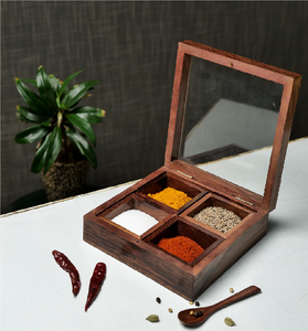 Best Quality Wood Spice <b>Box</b> Most Selling Sale Kitchen Storage Organizer For Spices And Seasonings Wood Spice <b>Box</b> - Product Image 1