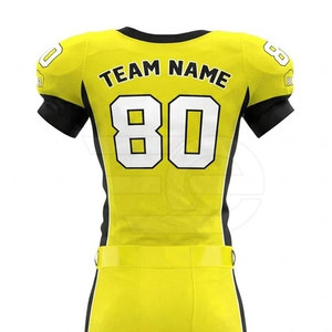 Uniforme de football américain professionnel à manches courtes pour joueur, entraînement d'équipe, vêtements de sport légers pour hommes - Product Image 6