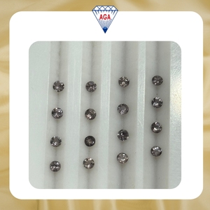 Pierre précieuse calibrée en grenat naturel à changement de couleur, taille brillante ronde, 3 mm, qualité AAA, brun à rouge, non traité, provenance Madagascar - Product Image 2