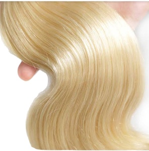 Cabello humano rubio de la mejor calidad, cabello humano suave y con cutícula, alineación, fabricante y exportación desde la india - Product Image 4