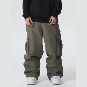 Men Women's Sea Durable ripe Mountain Pro All Function Baggy Snow Pants Waterproof Cargo Pocket Waist Out Gaiter Ski Pant - Product Image 2