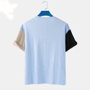 Camisa de Verano para Hombre de Alta Calidad, Diseño Personalizado, Nueva Moda, Marca, Patrón Sólido, Antiarrugas, Secado Rápido, Tejido de Punto, Venta al Por Mayor - Product Image 2