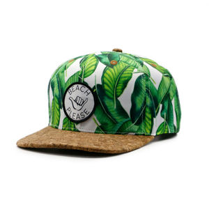 Casquette Snapback de Haute Qualité avec Logo Brodé Personnalisé, Motif Floral Imprimé et Visière en Liège - Product Image 3
