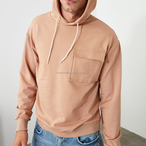 Pulls à capuche et sweats style urbain XL grande taille unisexe avec logo personnalisé et poche avant Nouvelle tendance Vêtements de sport de fitness - Product Image 1