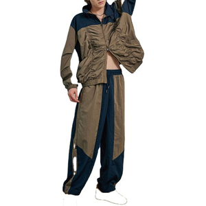 <b>Women</b> Premium <b>Windbreaker</b> Tracksuit Custom Logo Lightweight Two Piece Sportswear Set with Fashion Jacket and Matching Track Pant - Product Image 5