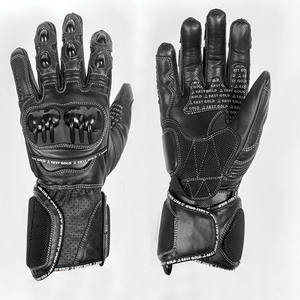 Customized Premium Quality Leather Full Finger <b>Touch</b> Screen Non-Slip Motorbike <b>Gloves</b> Motocross Road Racing Winter Waterproof - Product Image 2