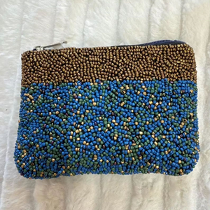 Porte-monnaie élégant pour femme, orné de perles, fait main, brodé, motif dessin animé, imprimé en typographie, forme personnalisée - Luxe - Product Image 1