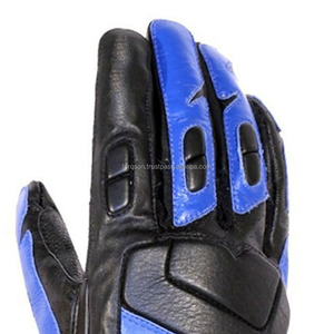 Gants de moto en cuir de vachette véritable vintage, protection, écran tactile, imperméables, respirants, pour le cyclisme, les sports et les activités de plein air, standard - Product Image 3