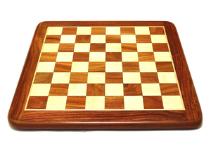 Tablero de Ajedrez Plano de Madera Hecho a Mano de 14 Pulgadas, Hecho con Madera de Palisandro Indio, Tablero de Ajedrez de Madera para Jugar al Ajedrez |   Piezas de ajedrez no incluidas - Product Image 2