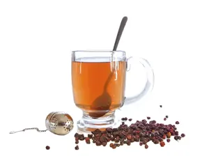 مجموعة من الشاي الطازج, منتج عضوي مُعتمد من النكهة الصحية بنكهة الليمون الندى ، الشاي التقليدي الأصلي