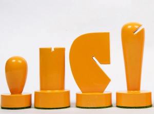 Piezas de ajedrez Berliner de alta calidad en madera de boj amarilla y blanca, altura del rey de 3.7 cm, al mejor precio. - Product Image 5