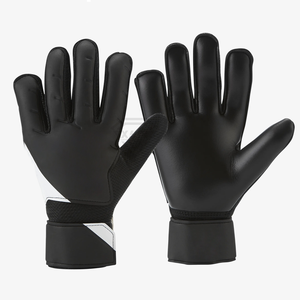 Professional Black Goalkeeper Gloves Factory Direct Custom Grip Soccer GoalKeeper Gloves Match Training Sports Hand Gear - Product Image 1